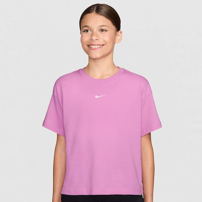 Nike Big Kid Girls Crew Neck Short Sleeve Active T-Shirt