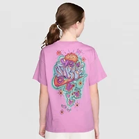 Nike Big Kid Girls Crew Neck Short Sleeve Regular Fit Graphic T-Shirt