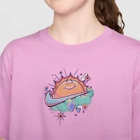 Nike Big Kid Girls Crew Neck Short Sleeve Regular Fit Graphic T-Shirt
