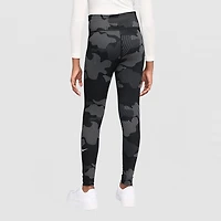 Nike Dri-Fit One Big Kid Girls High Rise Knit Active Skinny Full Length Leggings