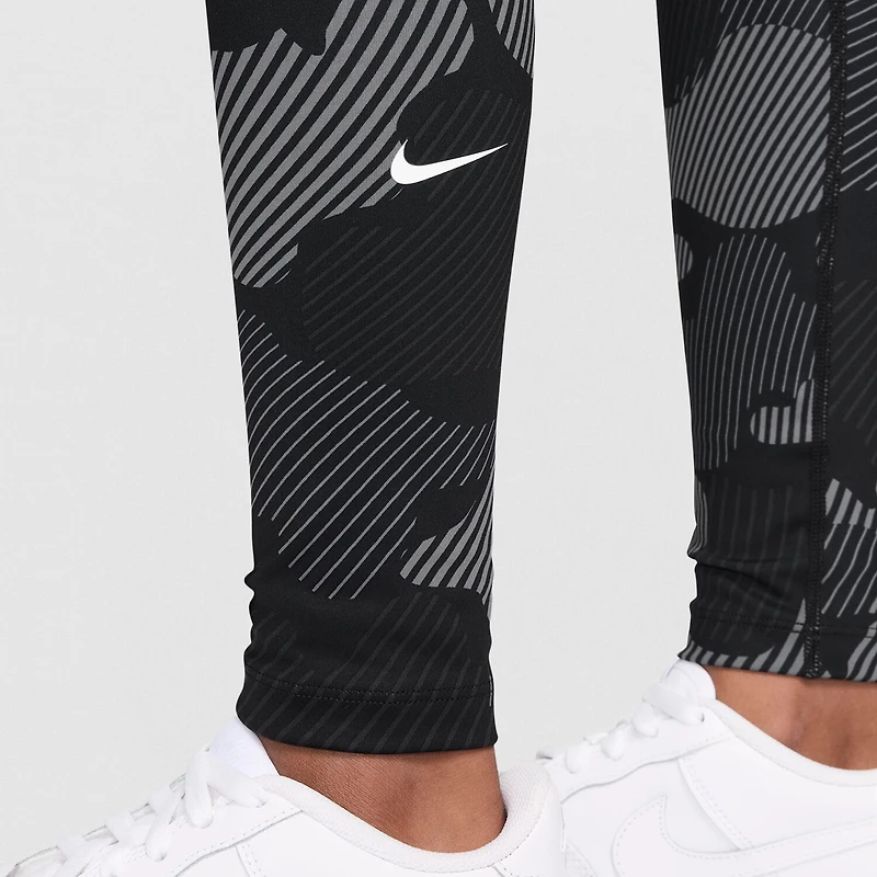 Nike Dri-Fit One Big Kid Girls High Rise Knit Active Skinny Full Length Leggings