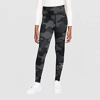 Nike Dri-Fit One Big Kid Girls High Rise Knit Active Skinny Full Length Leggings