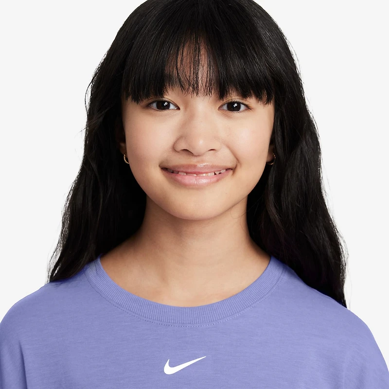 Nike One Big Kid Girls Crew Neck Short Sleeve Active T-Shirt