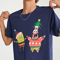 AEROPOSTALE Mens Crew Neck Short Sleeve Regular Fit Spongebob Graphic T-Shirt