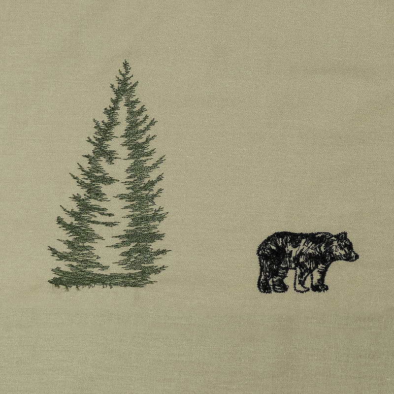Donna Sharp Bear Creek Tailored Queen Cotton 18" Bed Skirt