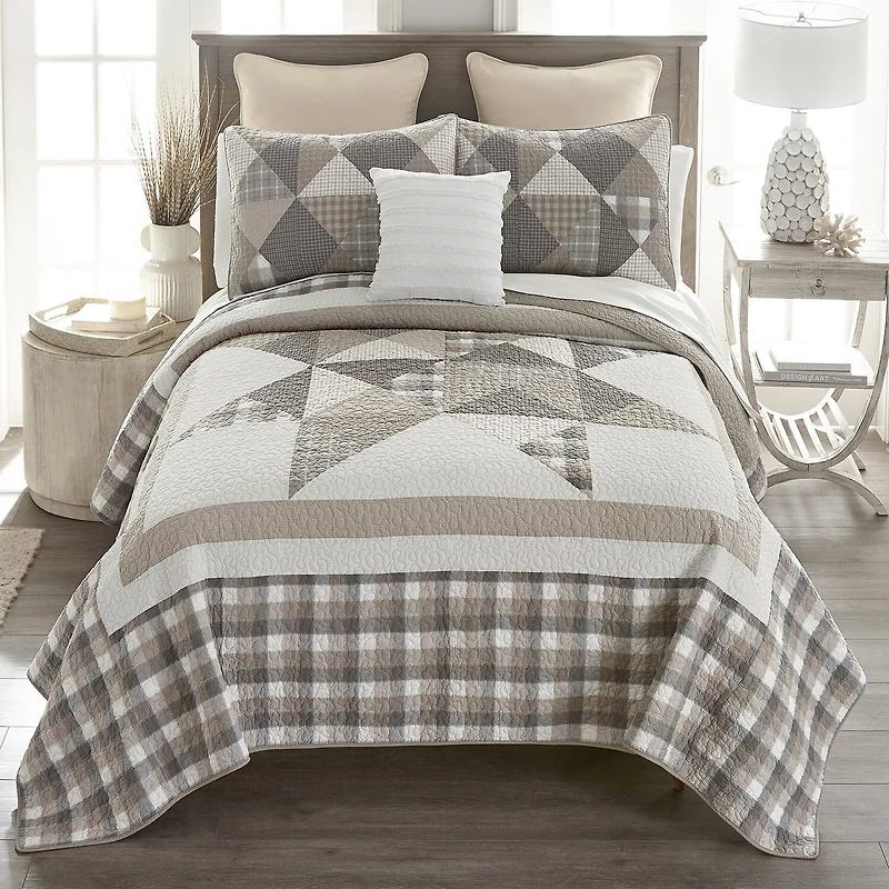Donna Sharp Smoky Star Cotton Quilt Set