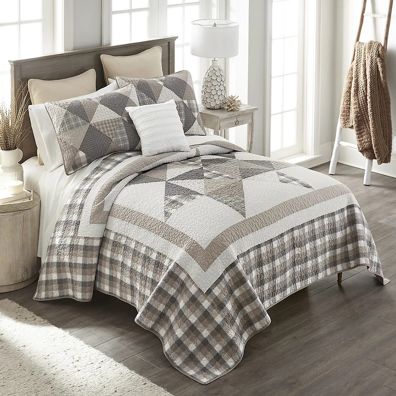 Donna Sharp Smoky Star Cotton Quilt Set