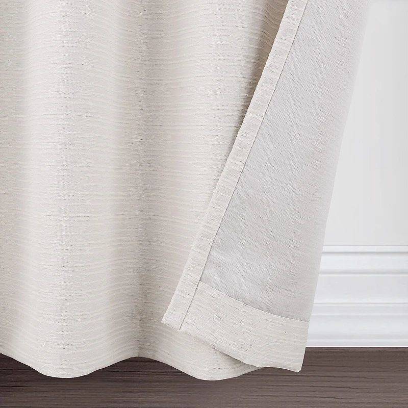 Regal Home Dimensions Solid Grommet Top Energy Saving Blackout Single Curtain Panel