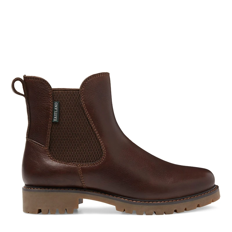 Eastland Womens Ida Chelsea Block Heel Boots