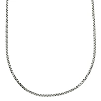 Mens Stainless Steel 24 Inch Link Chain Necklace