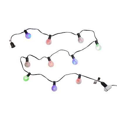 Kurt Adler Ul 10-Light G40 Multi Led String Lights
