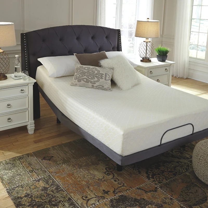 Signature Design by Ashley Chime 10" Firm Memory Foam - Mattress a Box