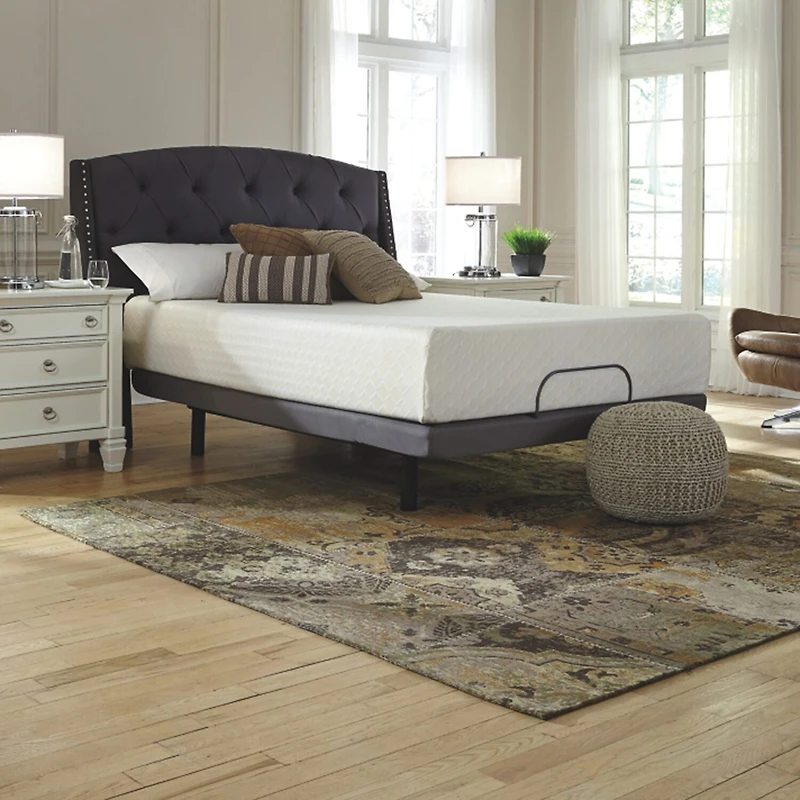 Signature Design by Ashley Chime 12" Plush Memory Foam - Mattress a Box