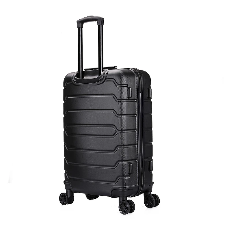 InUSA Trend 24 Inch Hardside Lightweight Checked Spinner Luggage