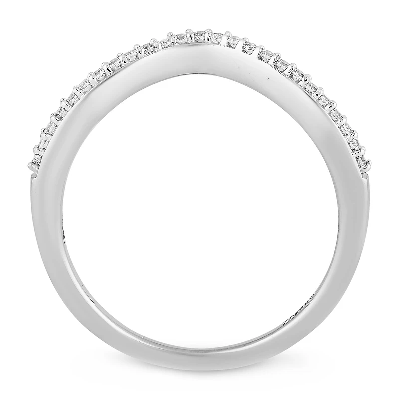 Womens 1/2 CT. T.W. Natural White Diamond 10K Two Tone Gold Round Beauty and the Beast Bridal Set