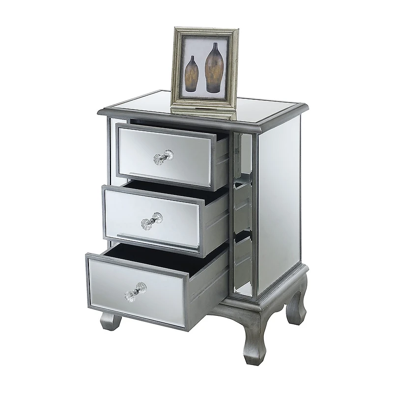 Convenience Concepts 3-Drawer End Table