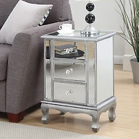 Convenience Concepts 3-Drawer End Table