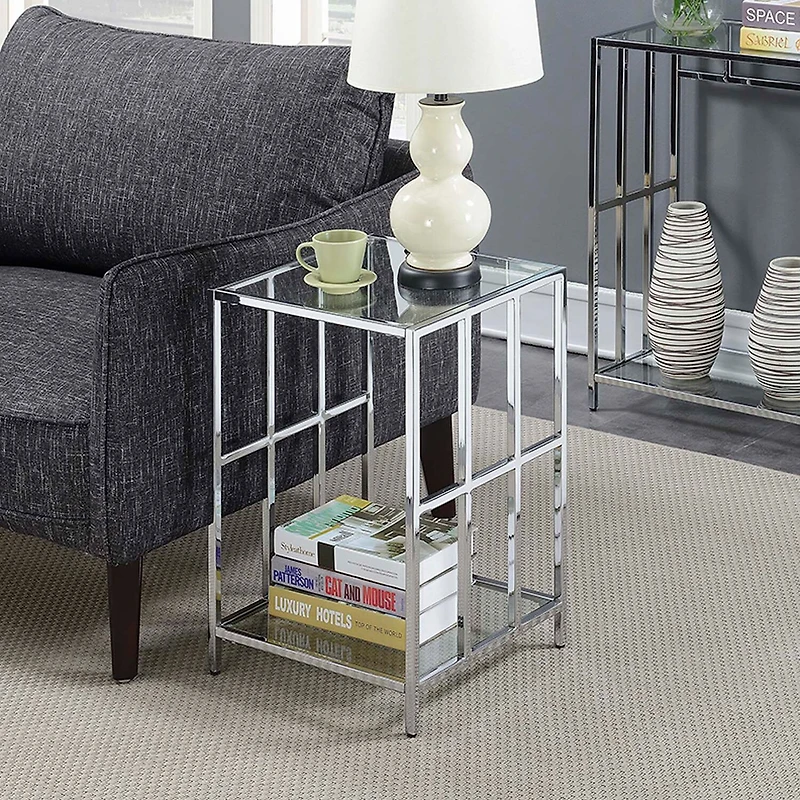Convenience Concepts Metal End Table
