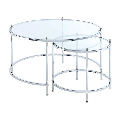 Convenience Concepts Metal Coffee Table