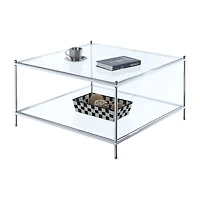 Convenience Concepts Metal Coffee Table