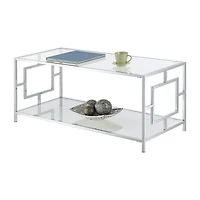 Convenience Concepts Metal Coffee Table