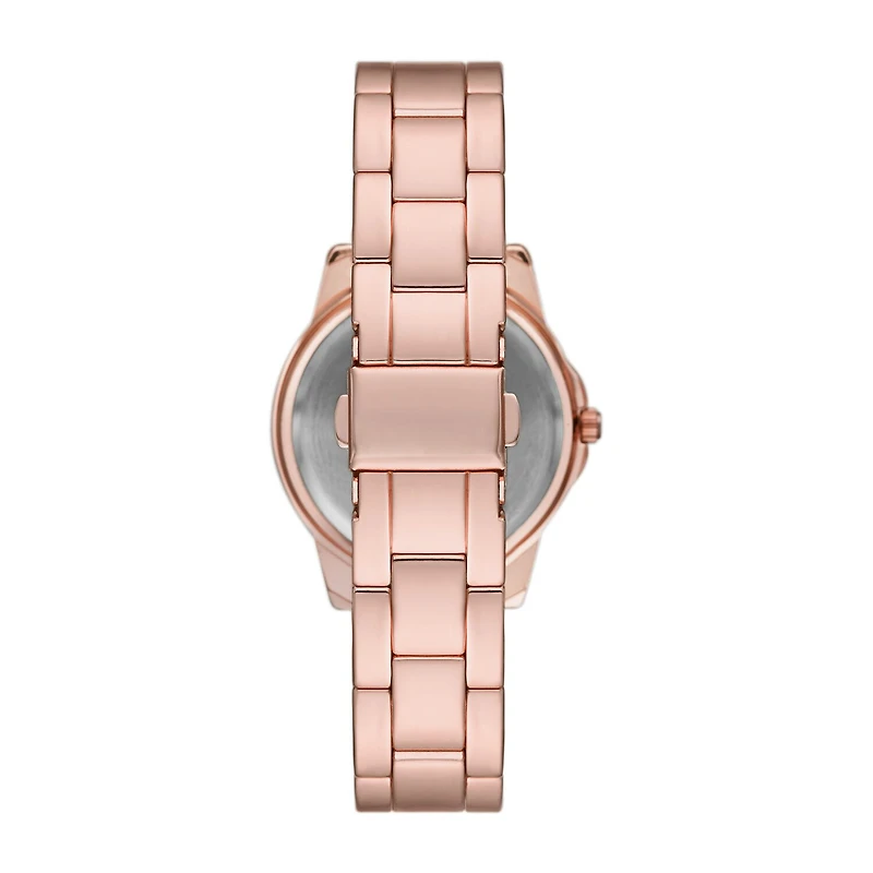 Geneva Ladies Womens Crystal Accent Rose Goldtone Bracelet Watch Fmdjm240