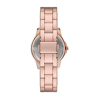 Geneva Ladies Womens Crystal Accent Rose Goldtone Bracelet Watch Fmdjm240