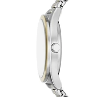Mens Two Tone Stainless Steel Expansion Watch Fmdjo234