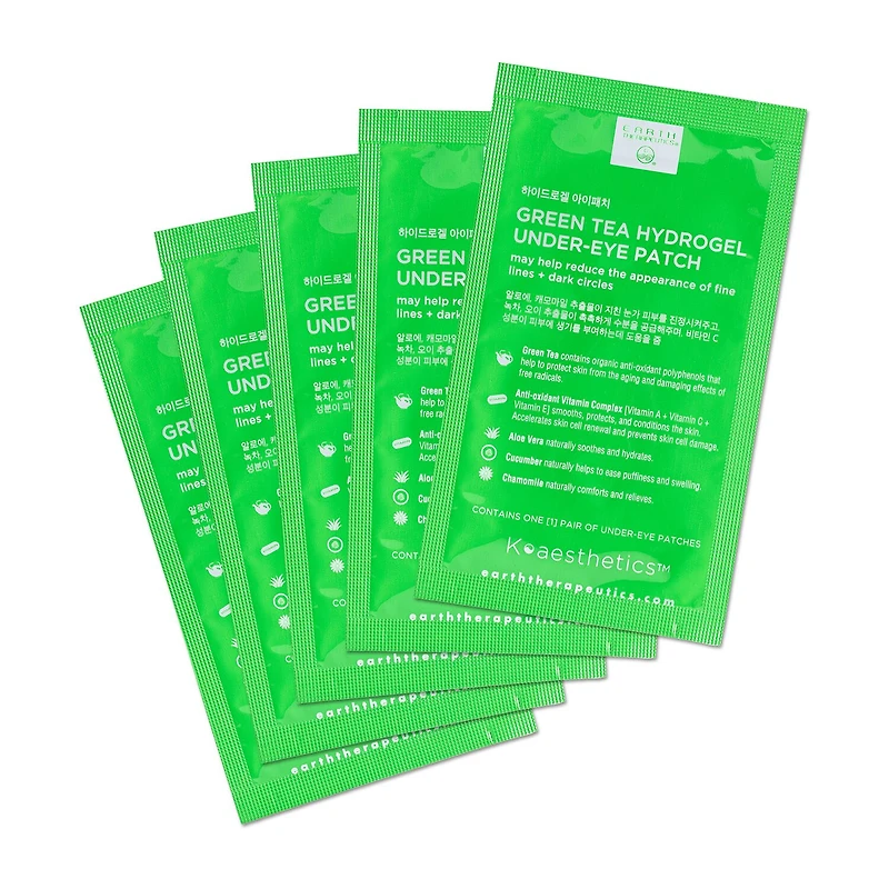 Earth Therapeutics Green Tea Undereye Hydrogel Patch