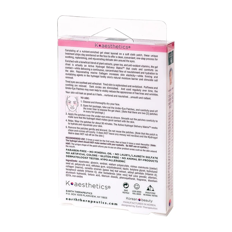Earth Therapeutics Collagen Undereye Hydro Gel Patch