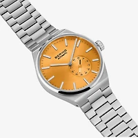 Bering Mens Automatic Silver Tone Stainless Steel Bracelet Watch 19441