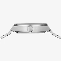Bering Mens Automatic Silver Tone Stainless Steel Bracelet Watch 19441