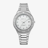 Bering Womens Silver Tone Stainless Steel Bracelet Watch 18936-704
