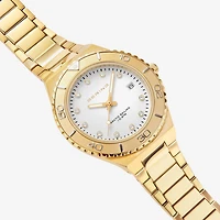 Bering Womens Gold Tone Stainless Steel Bracelet Watch 18936-734