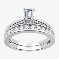 I Said Yes (H-I / I1) Womens 1 CT. T.W. Lab Grown White Diamond Sterling Silver Bridal Set