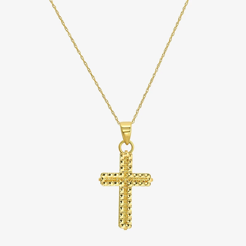 Womens 14K Gold Cross 2-pc. Jewelry Set