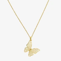 Made in Italy Womens 14K Gold Butterfly 2-pc. Jewelry Set
