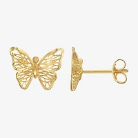 Made in Italy Womens 14K Gold Butterfly 2-pc. Jewelry Set
