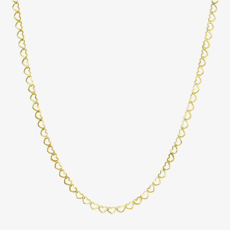 Womens 10K Gold Heart 2-pc. Jewelry Set
