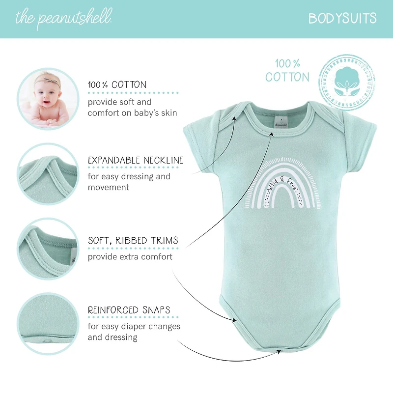 The Peanutshell 0-3m Sunny Side Up Baby Unisex 16-pc. Baby Clothing Set