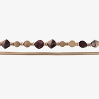 Mixit Gold Tone Womens 17 Inch Strand Necklace