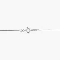 Womens 1/4 CT. T.W. Natural White Diamond 10K Gold Heart 18 Inch Pendant Necklace