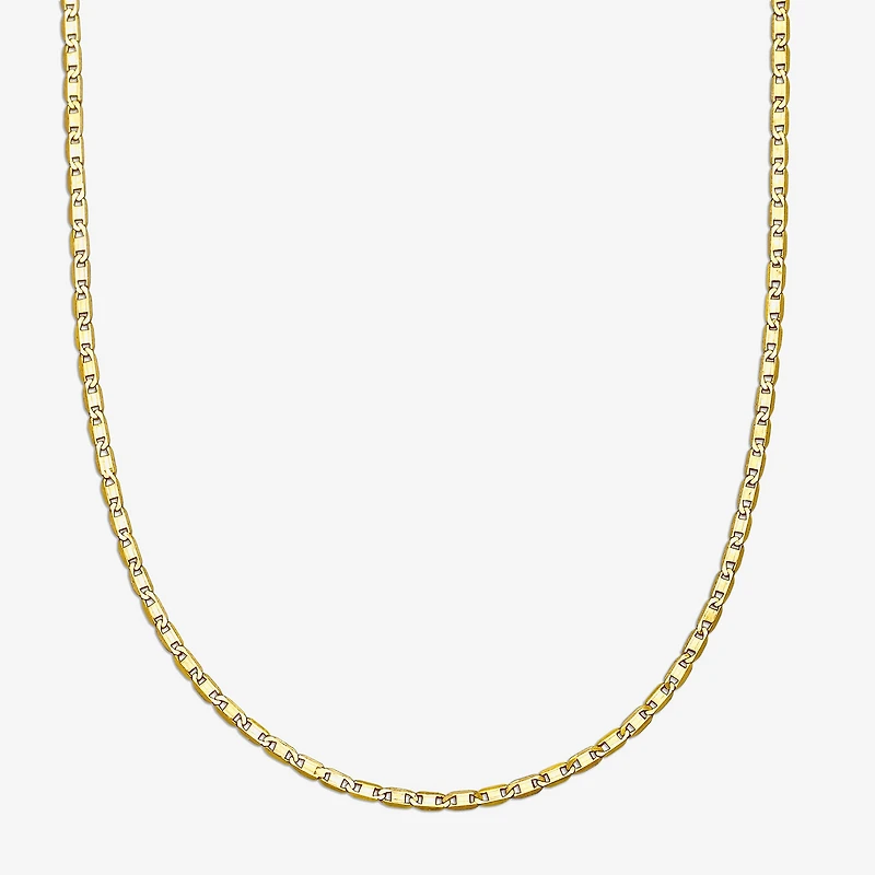 Unisex Adult 14K Gold 18 Inch Valentino Chain Necklace