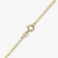 Unisex Adult 14K Gold 18 Inch Valentino Chain Necklace