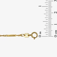 Unisex Adult 14K Gold 18 Inch Singapore Chain Necklace