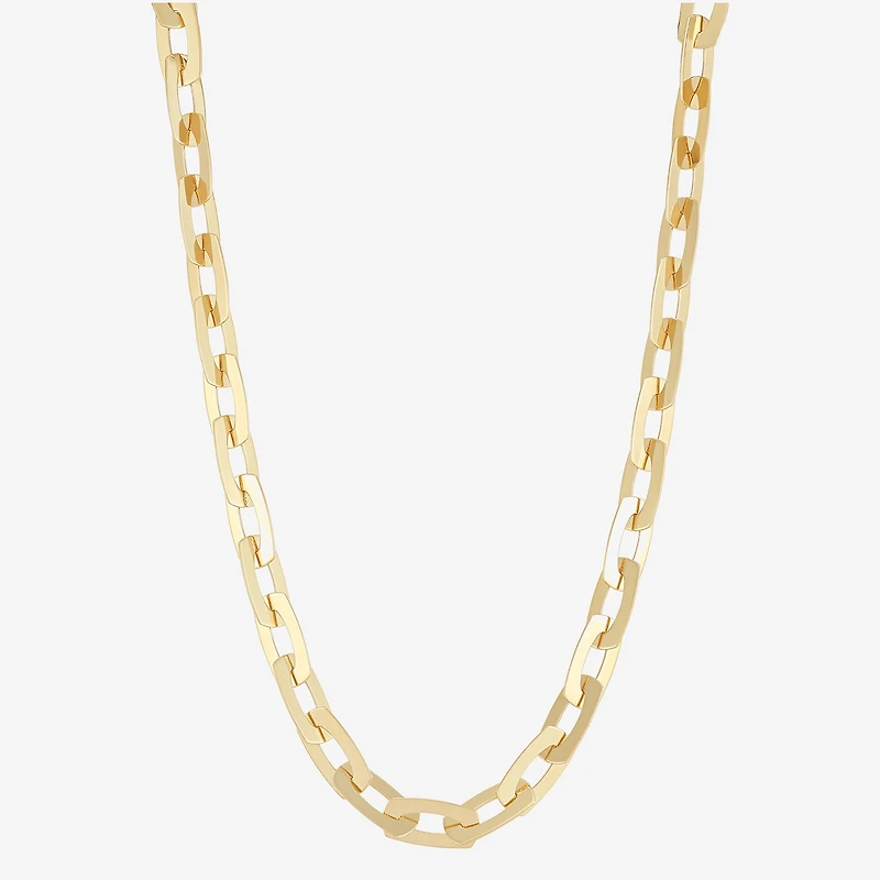 Mia Oro Womens 14K Gold 18 Inch Link Necklace