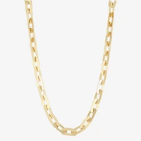 Mia Oro Womens 14K Gold 18 Inch Link Necklace