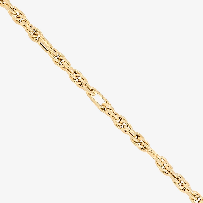 Mia Oro Womens 14K Gold 18 Inch Link Necklace