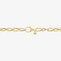 Mia Oro Womens 14K Gold 20 Inch Cable Chain Necklace