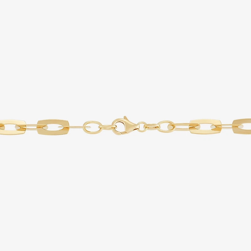 Mia Oro Womens 14K Gold 7.5 Inch Link Bracelet